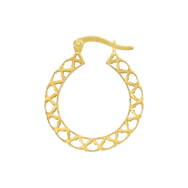 Filigree Hoop Earrings
