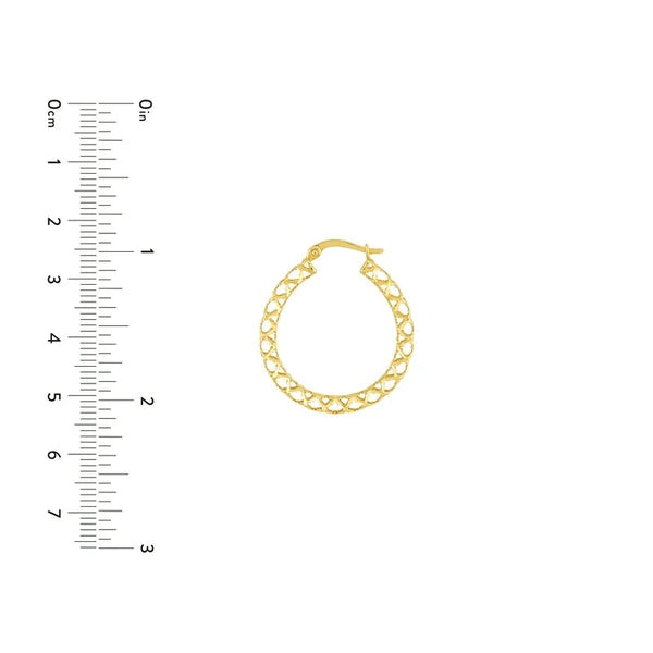 Filigree Hoop Earrings