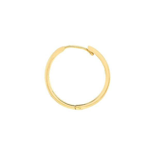 Square Tube Huggie Hoop Earrings
