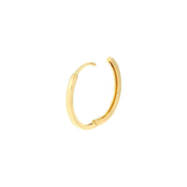 Square Tube Huggie Hoop Earrings