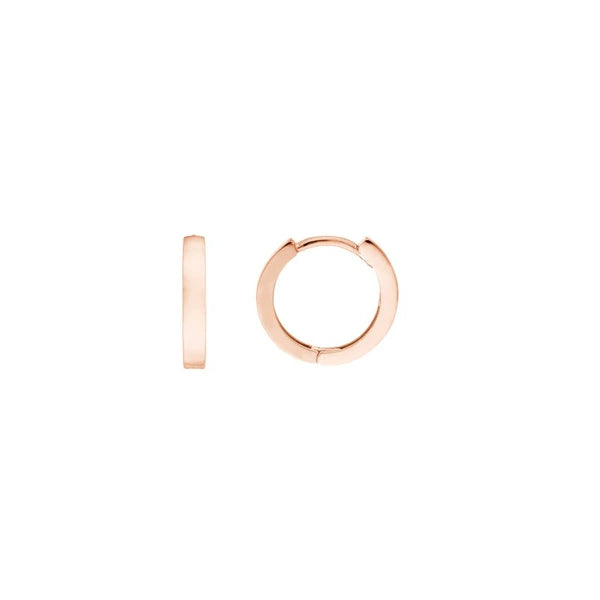 Square Tube Mini Hoop Earrings