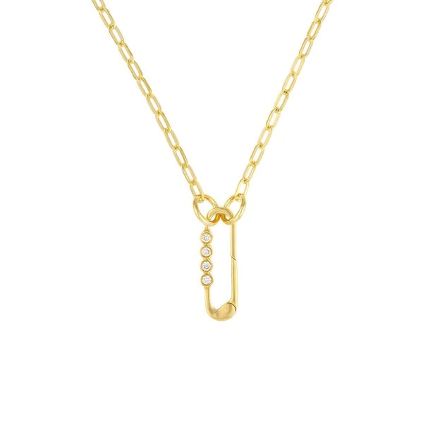 Diamond Designer Quartet Push Clasp