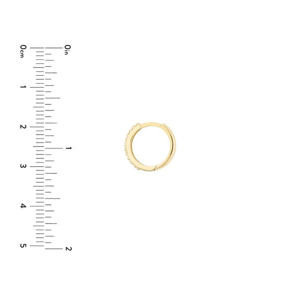 1/6tcw Diamond Huggie Earrings