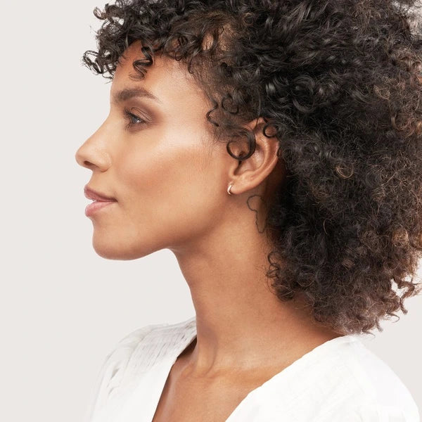 J-Shaped Mini Huggie Earrings