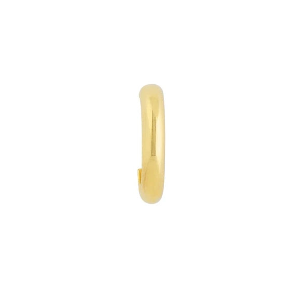J-Shaped Huggie Earrings