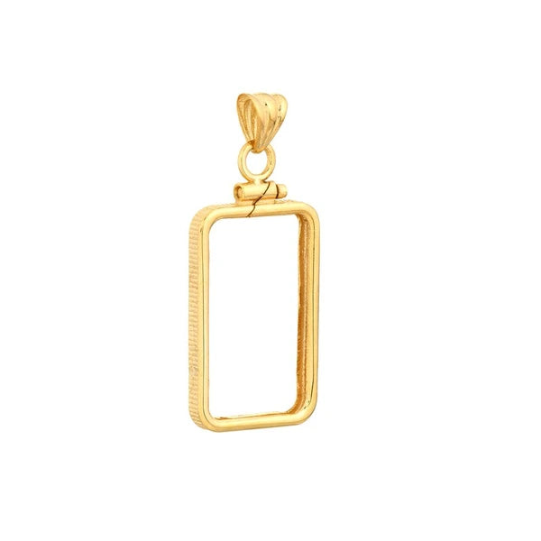 Pamp Suisse Lady FortuN/A 10gr Screw Top Plain Coin Bezel