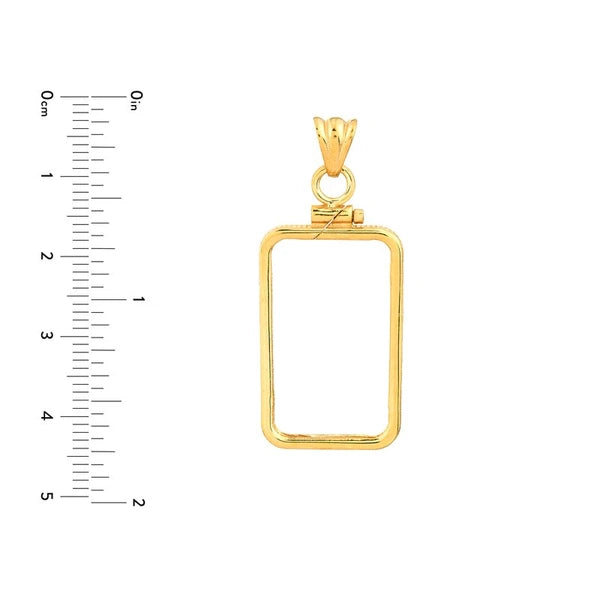 Pamp Suisse Lady FortuN/A 10gr Screw Top Plain Coin Bezel