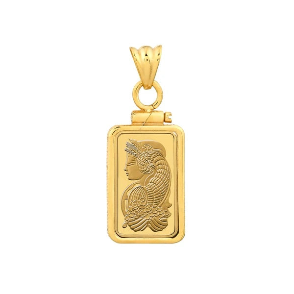 Pamp Suisse Lady FortuN/A 2.5gr Screw Top Plain Coin Bezel