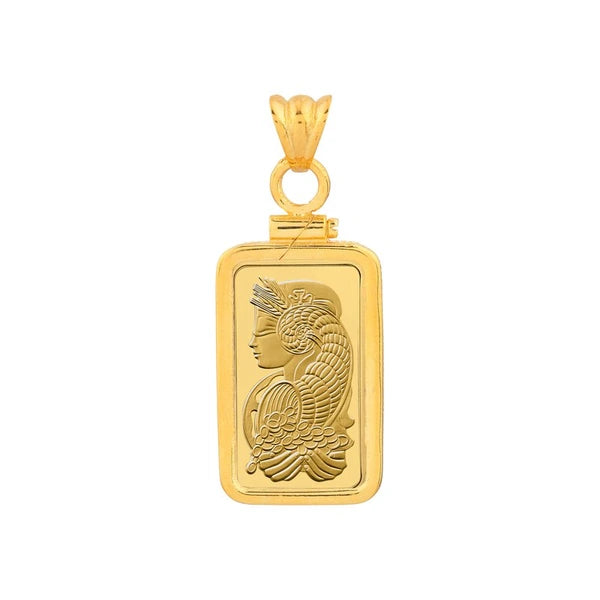 Pamp Suisse Lady FortuN/A 5gr Screw Top Plain Coin Bezel