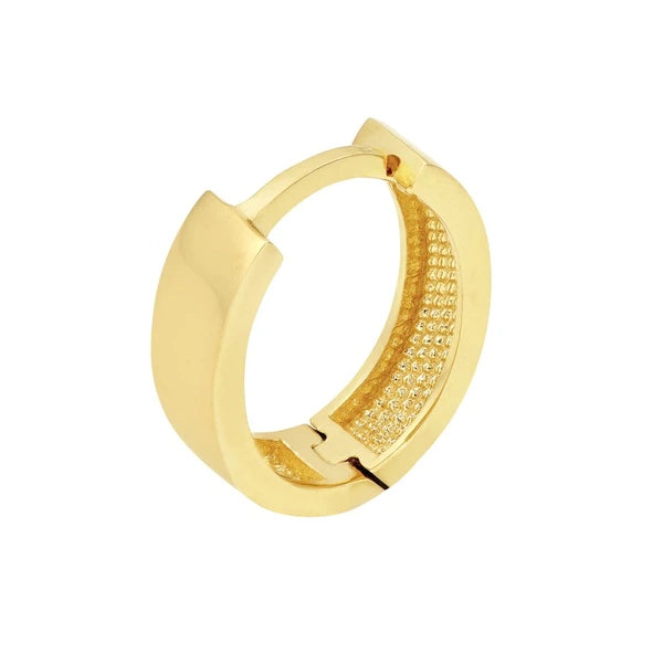 3.5mm Oval Hoop Earrings