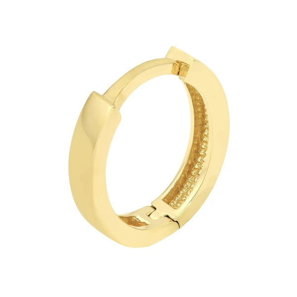 2mm Oval Hoop Earrings