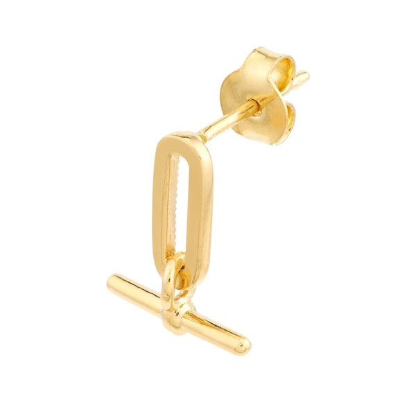 Paper Clip and Bar Fashion Earrings