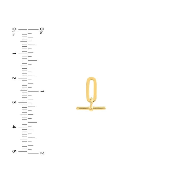 Paper Clip and Bar Fashion Earrings