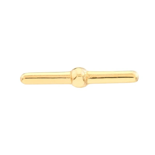Polished Bar Stud Earrings