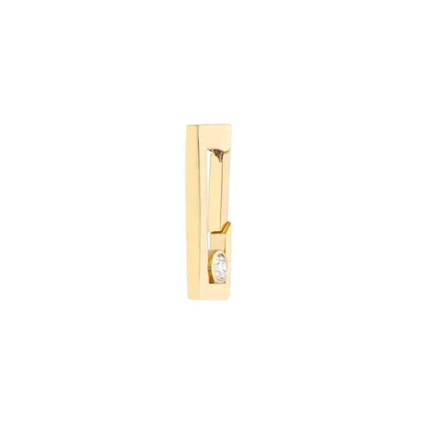 Diamond Bevel Rectangular Push Lock