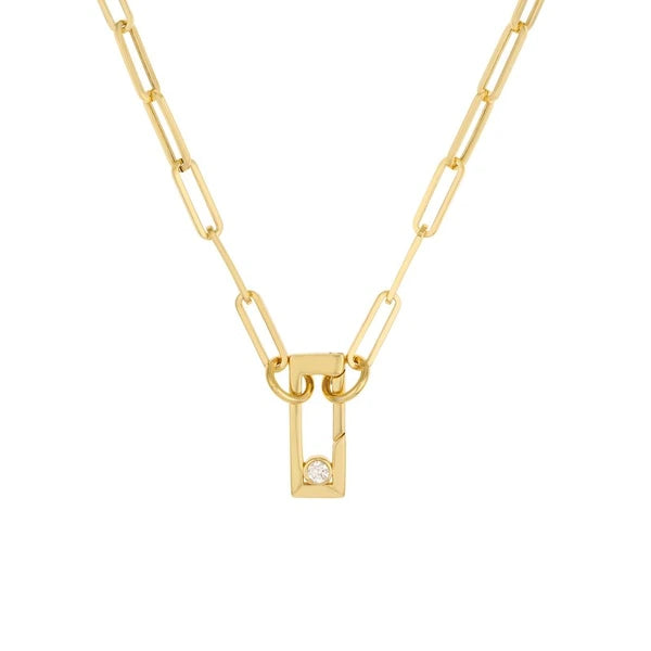 Diamond Bevel Rectangular Push Lock
