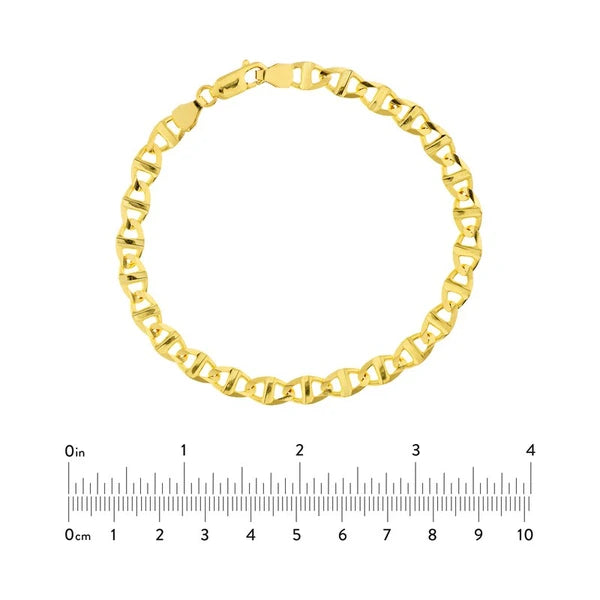 5.40mm Concave Mariner Chain with Lobster Lock