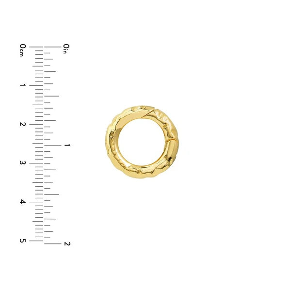 Hammered Design Round Push Lock