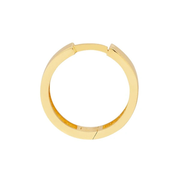 Medium Round Hoop Earrings