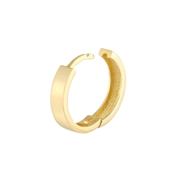 Medium Round Hoop Earrings