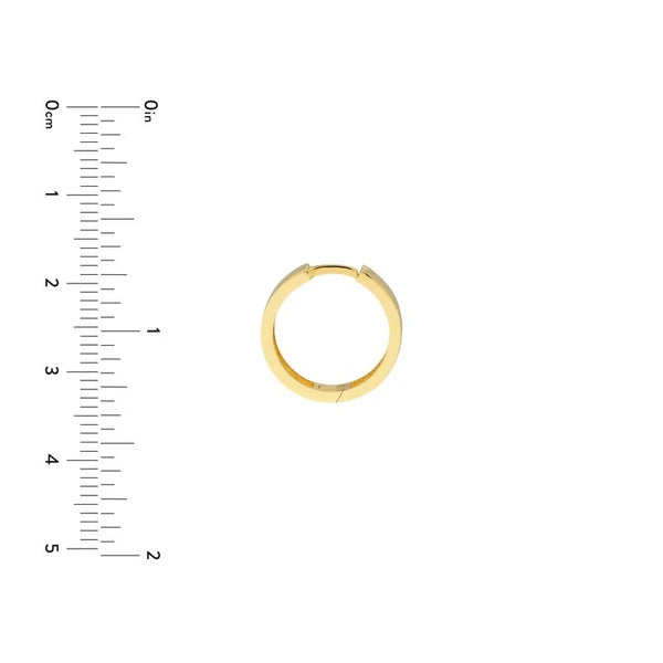 Medium Round Hoop Earrings