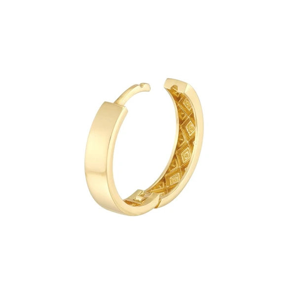 Large Round Hoop Earrings