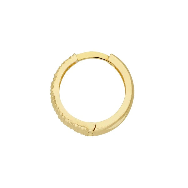 Tapered Reversible Hoop Earrings