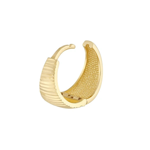 Tapered Reversible Hoop Earrings