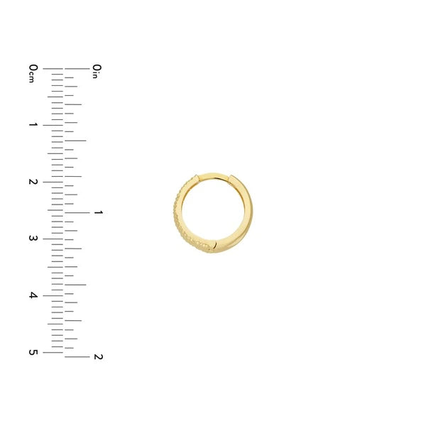 Tapered Reversible Hoop Earrings