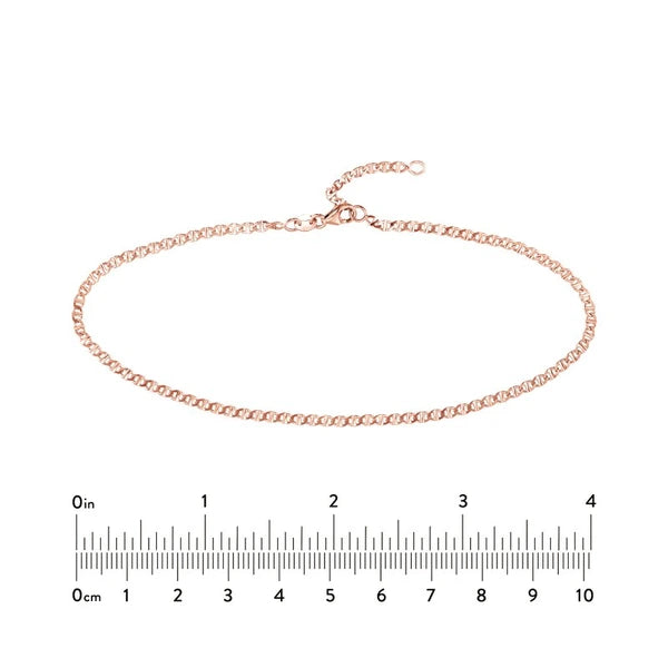 Adjustable Flat Mariner Chain Anklet