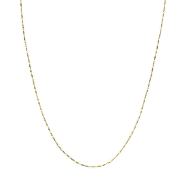 Two-Tone Brilliant-Cut Chain