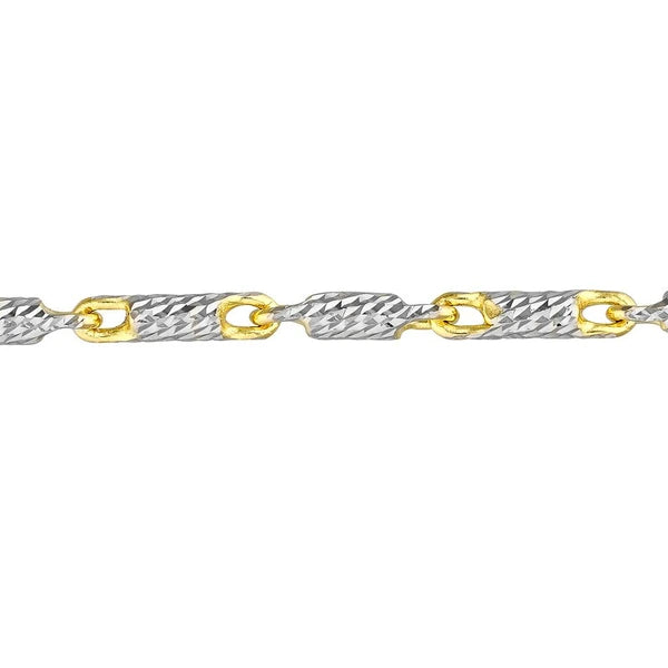 Adjustable Two-Tone LumaciN/A Anklet