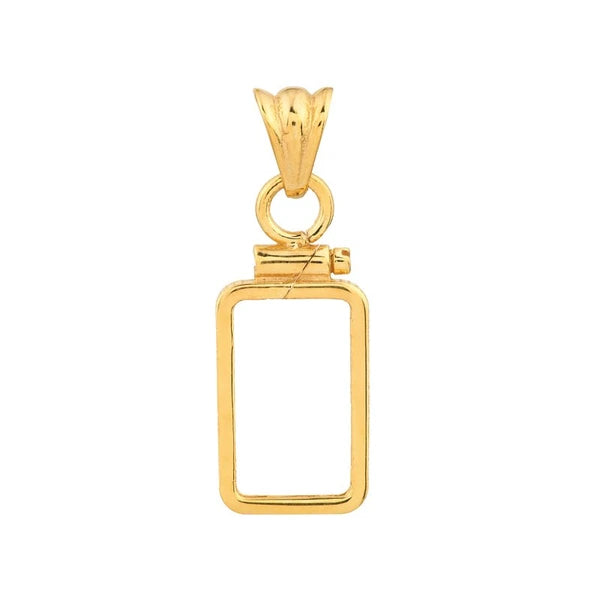 Pamp Suisse Lady FortuN/A 1 gram Screw Top Plain Coin Bezel