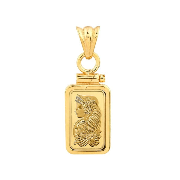 Pamp Suisse Lady FortuN/A 1 gram Screw Top Plain Coin Bezel