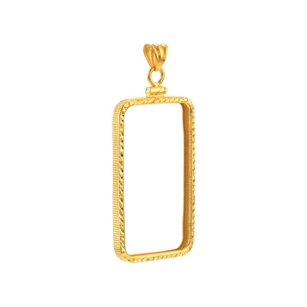 Pamp Suisse Lady FortuN/A 1 Oz Diamond Cut Coin Bezel