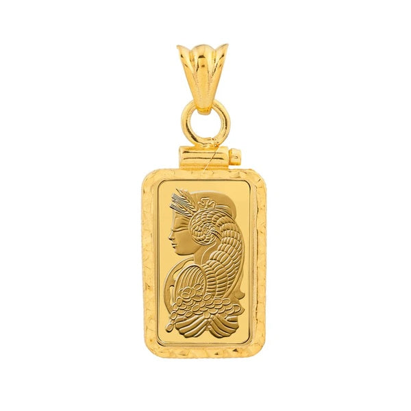 Pamp Suisse Lady FortuN/A 2.5gr Diamond Cut Coin Bezel