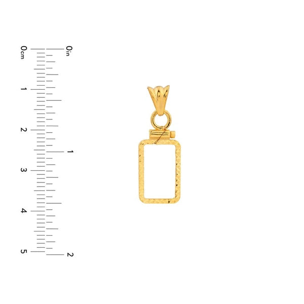 Pamp Suisse Lady FortuN/A 1gr Diamond Cut Coin Bezel