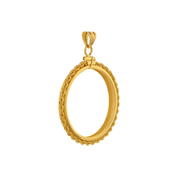 American Eagle 1oz Rope Screw Top Bezel