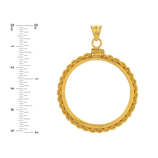 American Eagle 1oz Rope Screw Top Bezel
