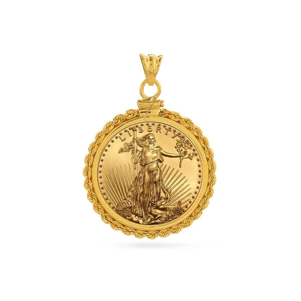 American Eagle 1/2 Oz Rope Screw Top Bezel