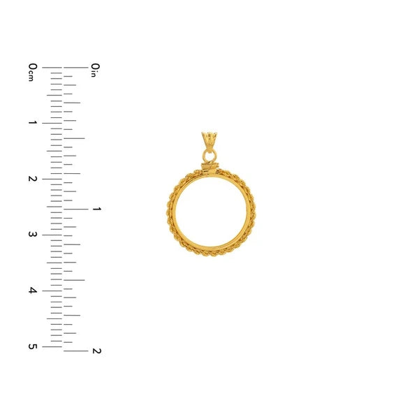 American Eagle 1/2 Oz Rope Screw Top Bezel