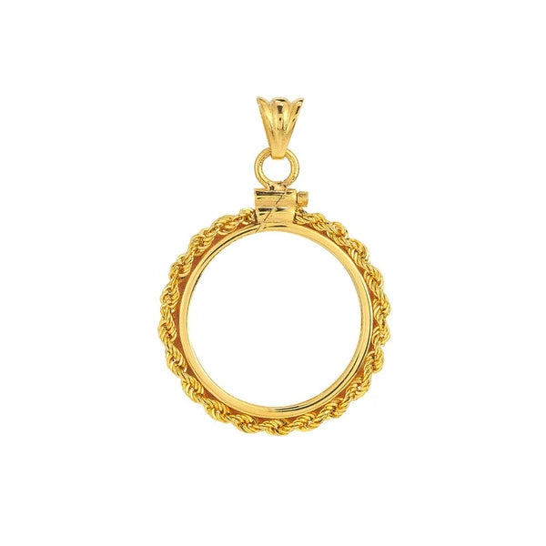 American Eagle 1/4 Oz Rope Screw Top Bezel