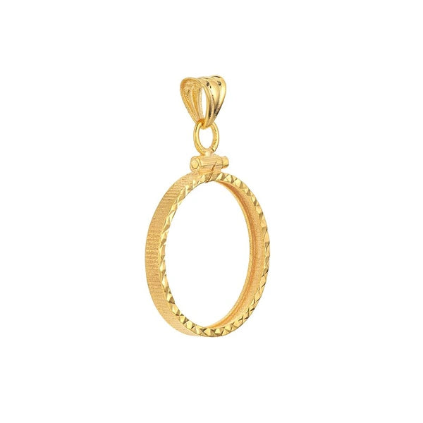 American Eagle 1/4 Oz Diamond Cut Bezel