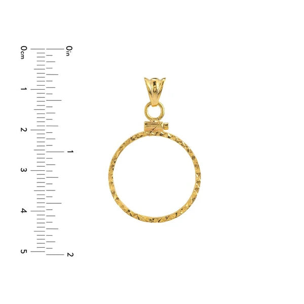 American Eagle 1/4 Oz Diamond Cut Bezel