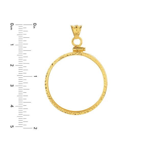 CaN/Adian Maple Leaf 1 Oz Diamond Cut Bezel