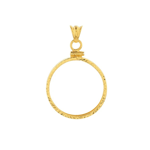 CaN/Adian Maple Leaf 1/2 Oz Diamond Cut Bezel