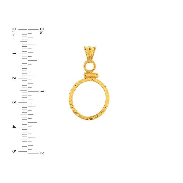 CaN/Adian Maple Leaf 1/10 Oz Diamond Cut Bezel
