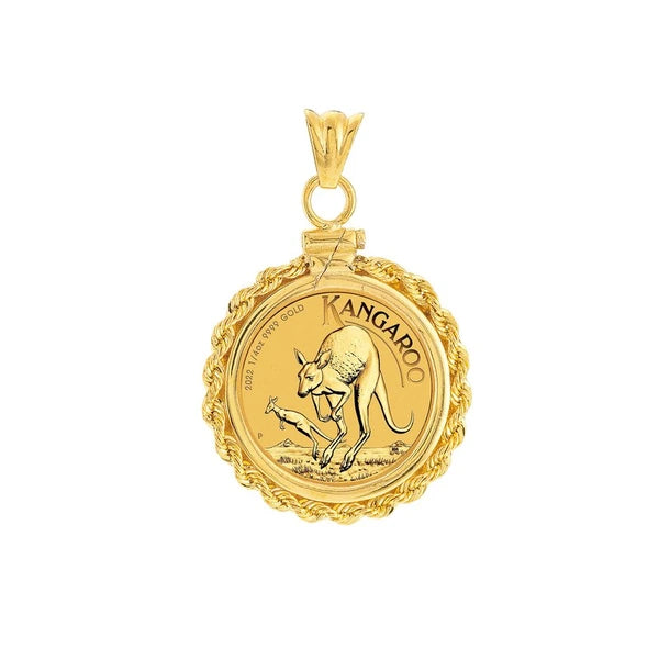 Australian Kangaroo 1/4 Oz Coin Bezel