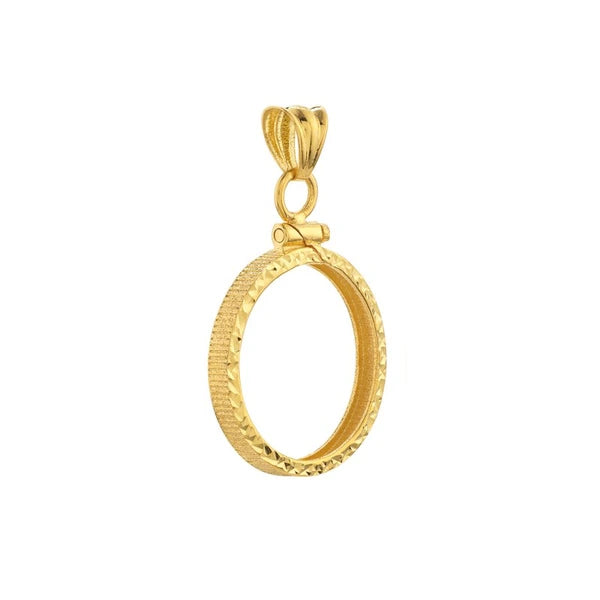 Australian Kangaroo 1/4 Oz Diamond Cut Bezel
