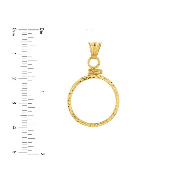 Australian Kangaroo 1/4 Oz Diamond Cut Bezel